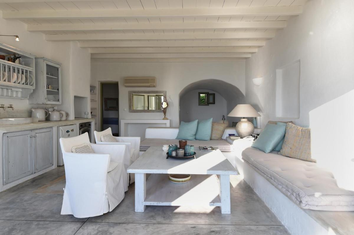 Ochre Dream, Beach Front & Sunset Villa Naousa エクステリア 写真
