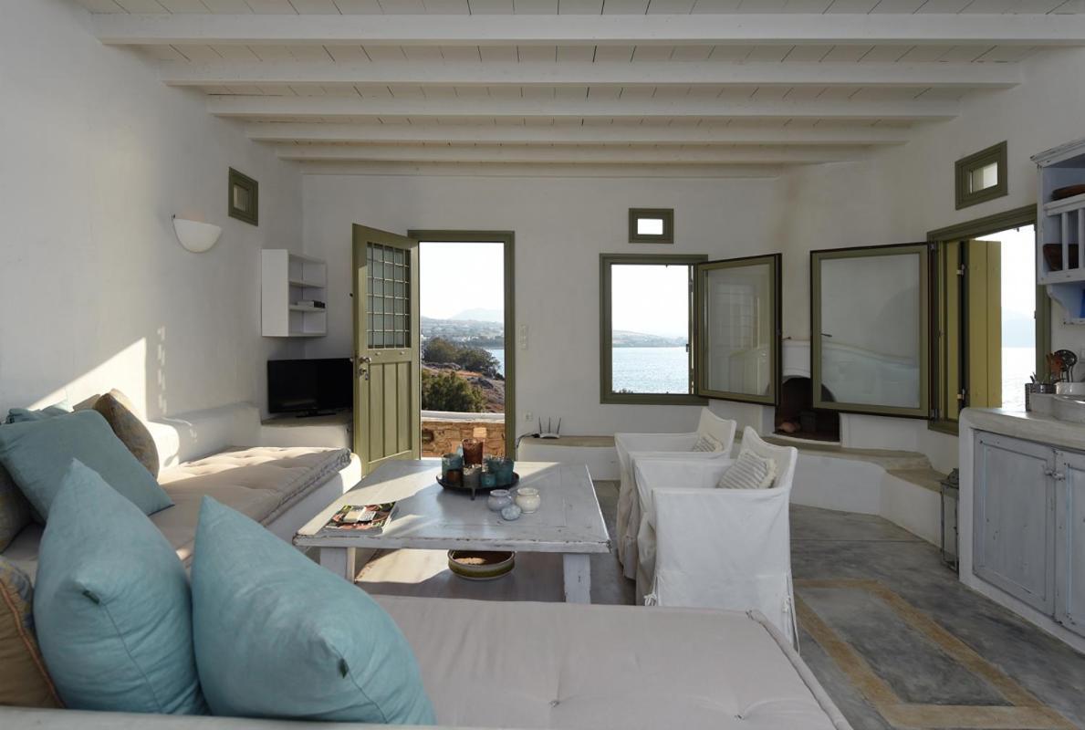 Ochre Dream, Beach Front & Sunset Villa Naousa エクステリア 写真