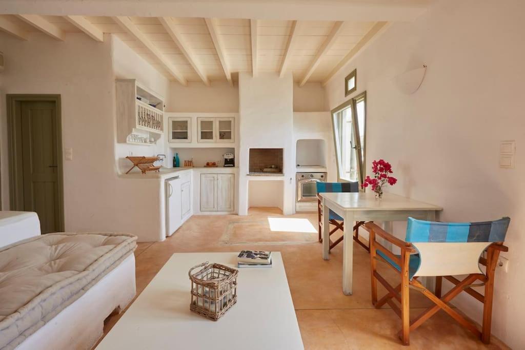 Ochre Dream, Beach Front & Sunset Villa Naousa エクステリア 写真
