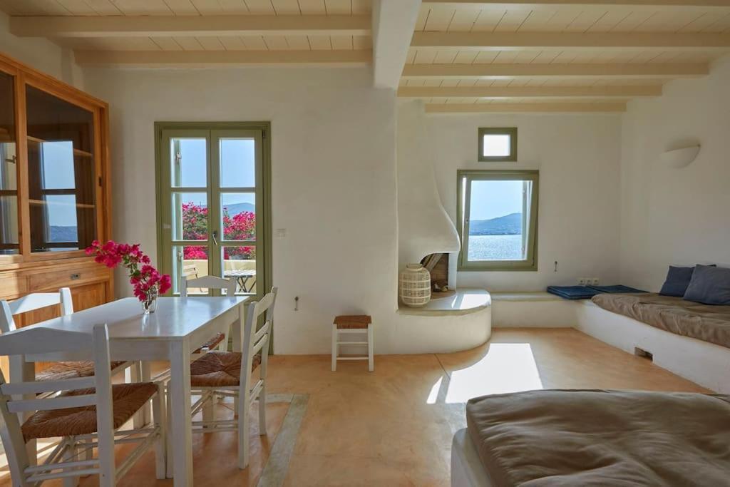 Ochre Dream, Beach Front & Sunset Villa Naousa エクステリア 写真