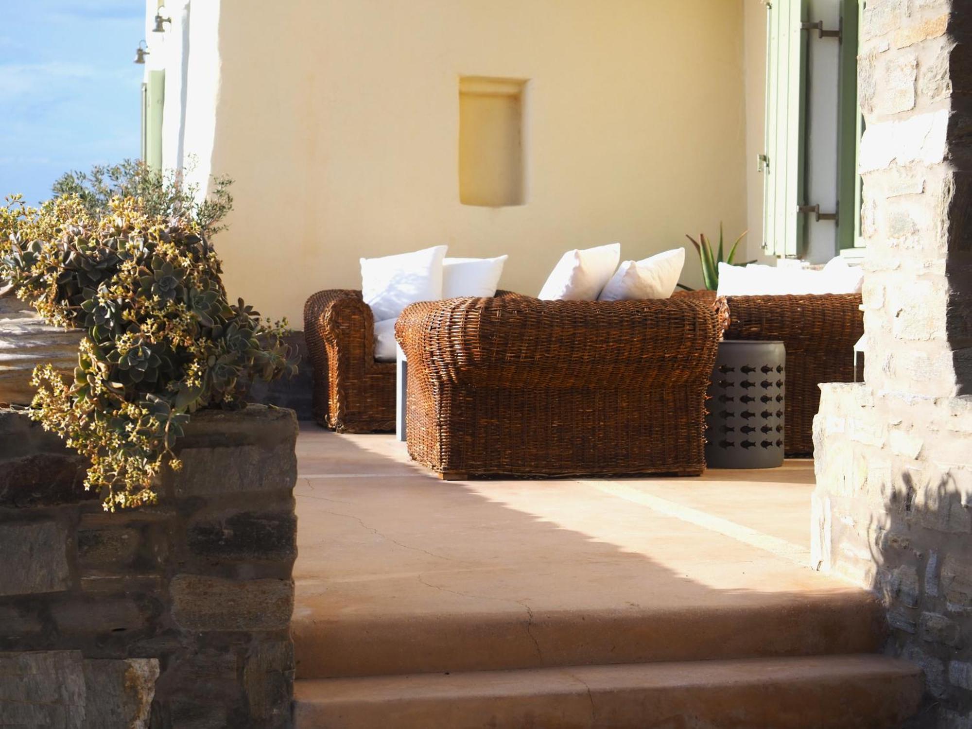 Ochre Dream, Beach Front & Sunset Villa Naousa エクステリア 写真